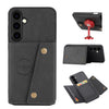 Double Buckle Card Slots Magnetic Phone Case, For Galaxy S26 FE 5G, For Samsung Galaxy S26+ 5G, For Samsung Galaxy S26 Ultra 5G, For Samsung Galaxy S26 5G, For Samsung Galaxy S25 FE 5G, For Samsung Galaxy S25 Edge 5G, For Samsung Galaxy S25 5G         ...