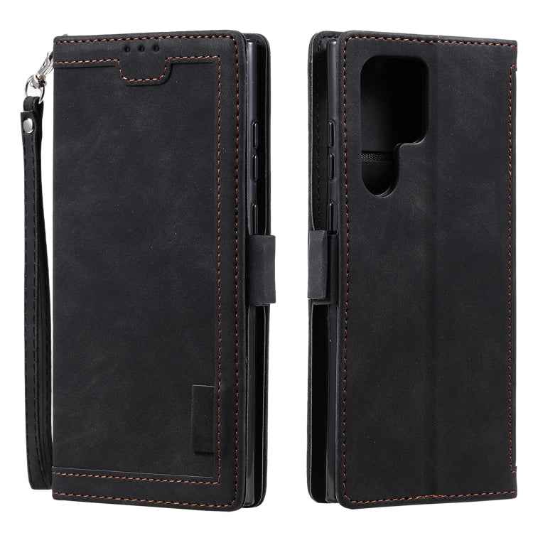 Retro Splicing Horizontal Flip Leather Phone Case, For Samsung Galaxy S26+ 5G, For Samsung Galaxy S25 FE 5G, For Samsung Galaxy S25 5G, For Samsung Galaxy S25+ 5G, For Samsung Galaxy S25 Ultra 5G