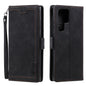 Retro Splicing Horizontal Flip Leather Phone Case, For Samsung Galaxy S26+ 5G, For Samsung Galaxy S25 FE 5G, For Samsung Galaxy S25 5G, For Samsung Galaxy S25+ 5G, For Samsung Galaxy S25 Ultra 5G