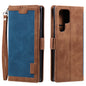 Retro Splicing Horizontal Flip Leather Phone Case, For Samsung Galaxy S26+ 5G, For Samsung Galaxy S25 FE 5G, For Samsung Galaxy S25 5G, For Samsung Galaxy S25+ 5G, For Samsung Galaxy S25 Ultra 5G