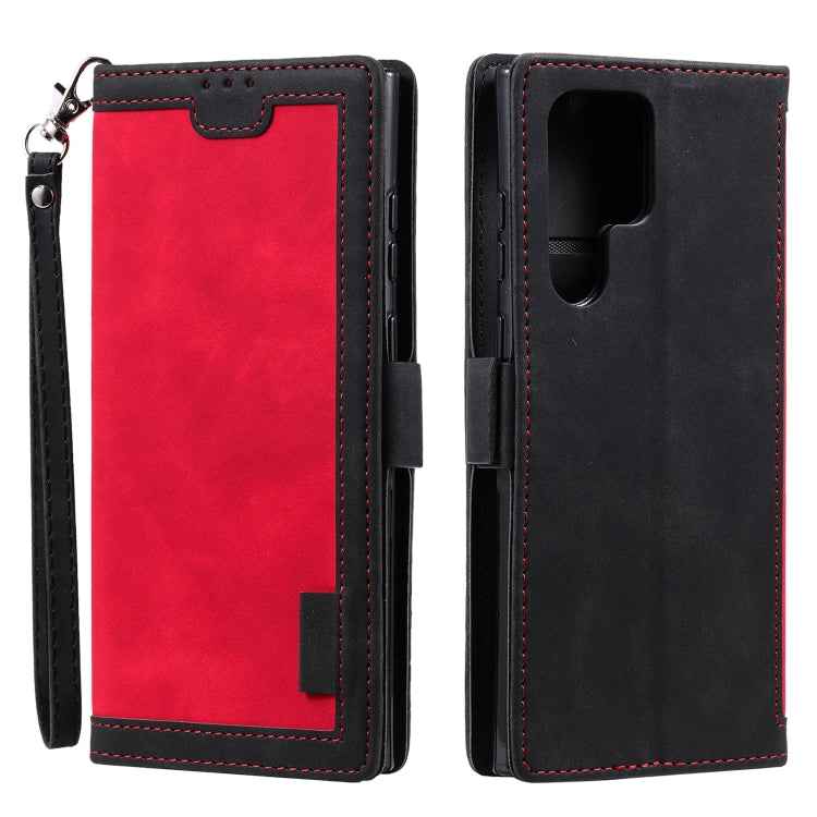 Retro Splicing Horizontal Flip Leather Phone Case, For Samsung Galaxy S26+ 5G, For Samsung Galaxy S25 FE 5G, For Samsung Galaxy S25 5G, For Samsung Galaxy S25+ 5G, For Samsung Galaxy S25 Ultra 5G