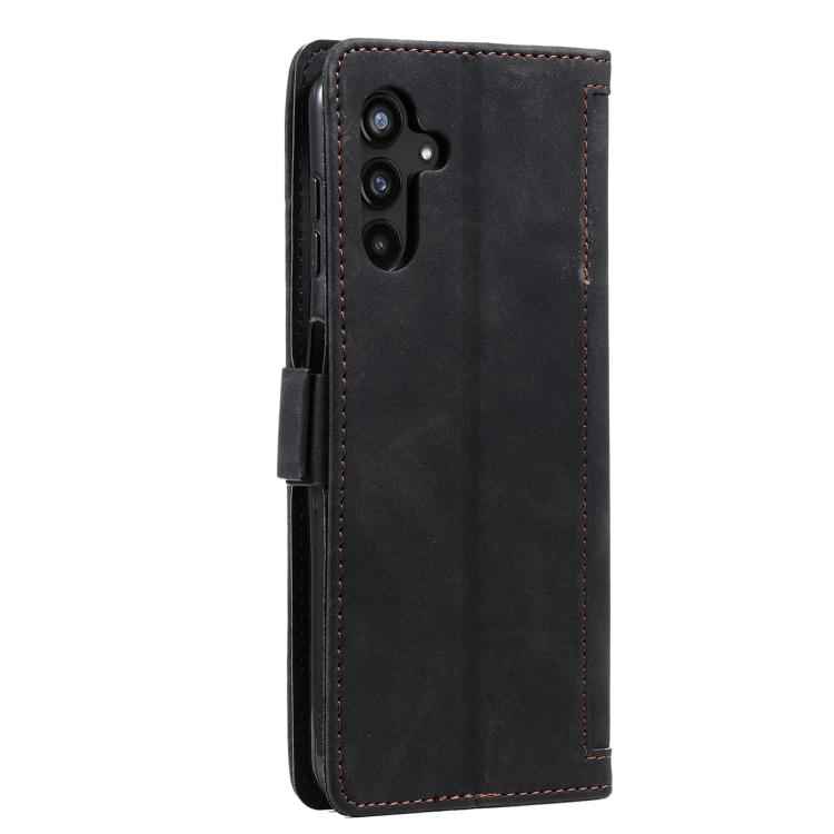 Retro Splicing Horizontal Flip Leather Phone Case, For Samsung Galaxy S26+ 5G, For Samsung Galaxy S25 FE 5G, For Samsung Galaxy S25 5G, For Samsung Galaxy S25+ 5G, For Samsung Galaxy S25 Ultra 5G