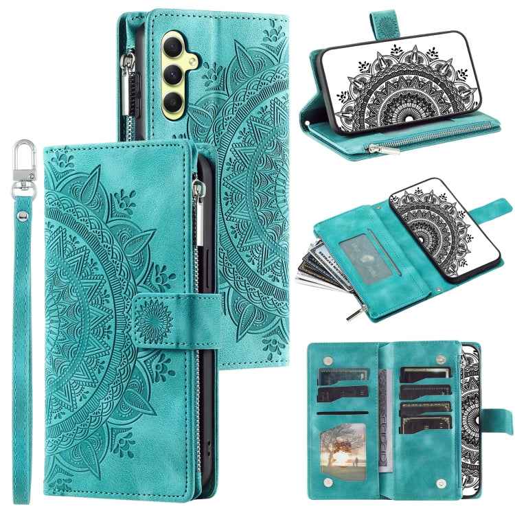 Multi-Card Totem Zipper Leather Phone Case, For Samsung Galaxy S26+ 5G, For Samsung Galaxy S26 Ultra 5G, For Samsung Galaxy S26 5G, For Samsung Galaxy S25 FE 5G, For Samsung Galaxy S25 5G, For Samsung Galaxy S25+ 5G, For Samsung Galaxy S25 Ultra 5G