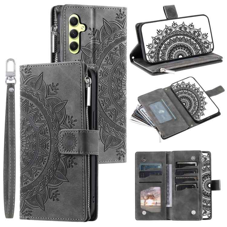 Multi-Card Totem Zipper Leather Phone Case, For Samsung Galaxy S26+ 5G, For Samsung Galaxy S26 Ultra 5G, For Samsung Galaxy S26 5G, For Samsung Galaxy S25 FE 5G, For Samsung Galaxy S25 5G, For Samsung Galaxy S25+ 5G, For Samsung Galaxy S25 Ultra 5G