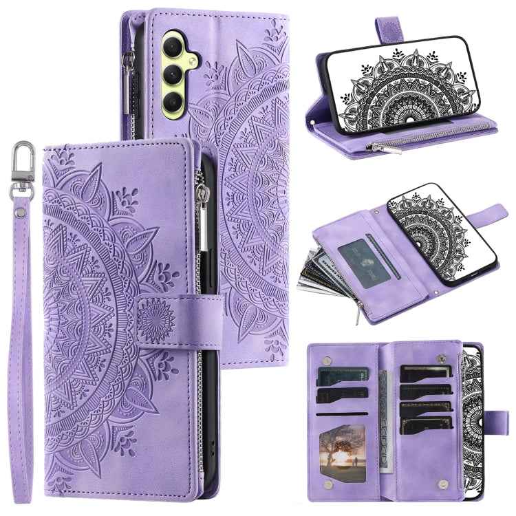 Multi-Card Totem Zipper Leather Phone Case, For Samsung Galaxy S26+ 5G, For Samsung Galaxy S26 Ultra 5G, For Samsung Galaxy S26 5G, For Samsung Galaxy S25 FE 5G, For Samsung Galaxy S25 5G, For Samsung Galaxy S25+ 5G, For Samsung Galaxy S25 Ultra 5G