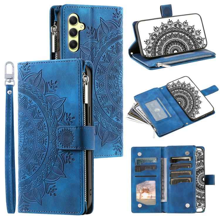 Multi-Card Totem Zipper Leather Phone Case, For Samsung Galaxy S26+ 5G, For Samsung Galaxy S26 Ultra 5G, For Samsung Galaxy S26 5G, For Samsung Galaxy S25 FE 5G, For Samsung Galaxy S25 5G, For Samsung Galaxy S25+ 5G, For Samsung Galaxy S25 Ultra 5G