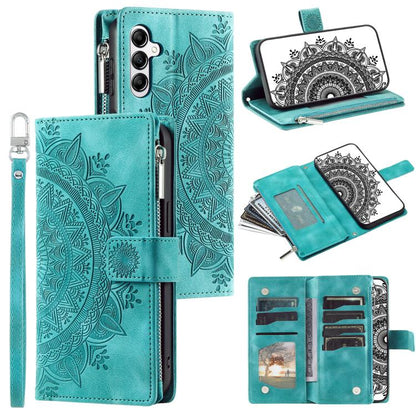 Multi-Card Totem Zipper Leather Phone Case, For Samsung Galaxy S26+ 5G, For Samsung Galaxy S26 Ultra 5G, For Samsung Galaxy S26 5G, For Samsung Galaxy S25 FE 5G, For Samsung Galaxy S25 5G, For Samsung Galaxy S25+ 5G, For Samsung Galaxy S25 Ultra 5G