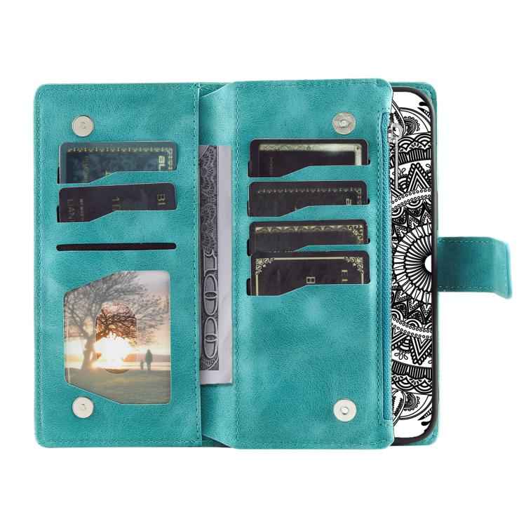 Multi-Card Totem Zipper Leather Phone Case, For Samsung Galaxy S26+ 5G, For Samsung Galaxy S26 Ultra 5G, For Samsung Galaxy S26 5G, For Samsung Galaxy S25 FE 5G, For Samsung Galaxy S25 5G, For Samsung Galaxy S25+ 5G, For Samsung Galaxy S25 Ultra 5G