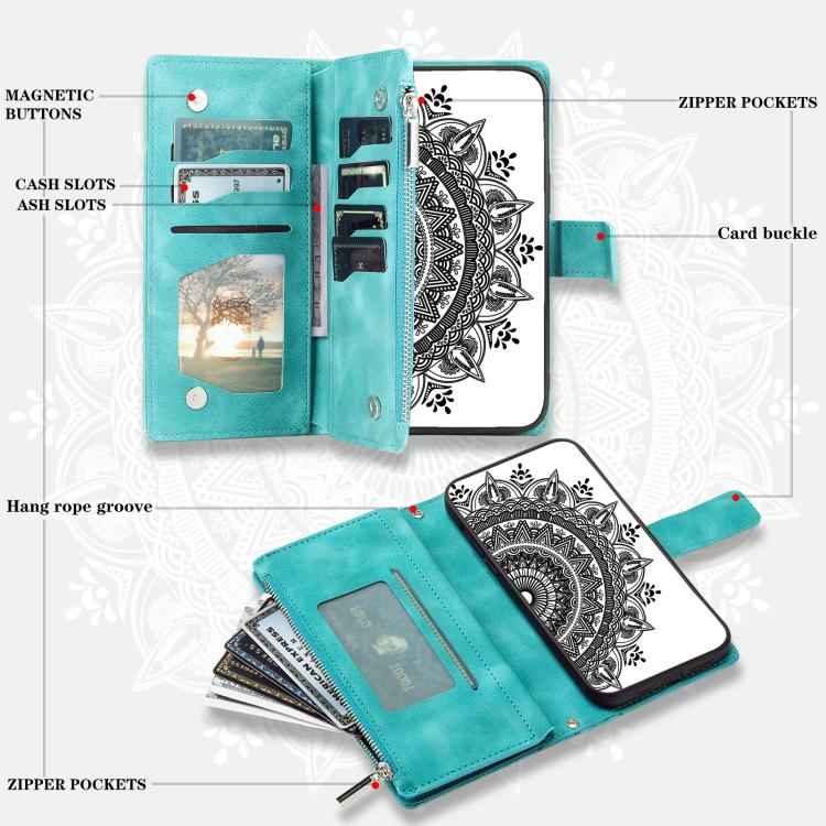 Multi-Card Totem Zipper Leather Phone Case, For Samsung Galaxy S26+ 5G, For Samsung Galaxy S26 Ultra 5G, For Samsung Galaxy S26 5G, For Samsung Galaxy S25 FE 5G, For Samsung Galaxy S25 5G, For Samsung Galaxy S25+ 5G, For Samsung Galaxy S25 Ultra 5G