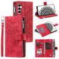Multi-Card Totem Zipper Leather Phone Case, For Samsung Galaxy S26+ 5G, For Samsung Galaxy S26 Ultra 5G, For Samsung Galaxy S26 5G, For Samsung Galaxy S25 FE 5G, For Samsung Galaxy S25 5G, For Samsung Galaxy S25+ 5G, For Samsung Galaxy S25 Ultra 5G