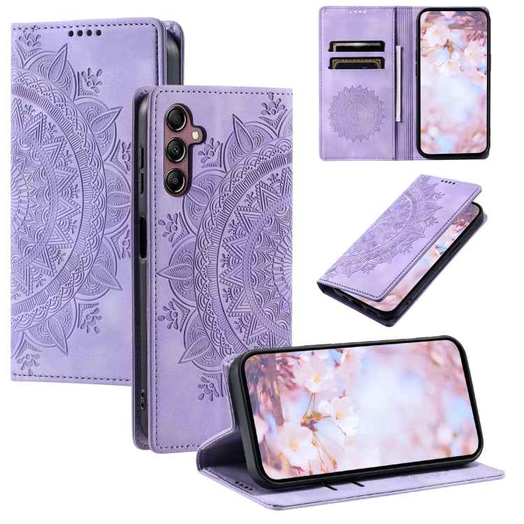 Totem Embossed Magnetic Leather Phone Case, For Samsung Galaxy S26+ 5G, For Samsung Galaxy S26 Ultra 5G, For Samsung Galaxy S26 5G, For Samsung Galaxy S25 FE 5G, For Samsung Galaxy S25 Edge 5G, For Samsung Galaxy S25 5G, For Samsung Galaxy S25+ 5G     ...