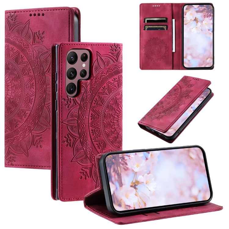 Totem Embossed Magnetic Leather Phone Case, For Samsung Galaxy S26+ 5G, For Samsung Galaxy S26 Ultra 5G, For Samsung Galaxy S26 5G, For Samsung Galaxy S25 FE 5G, For Samsung Galaxy S25 Edge 5G, For Samsung Galaxy S25 5G, For Samsung Galaxy S25+ 5G     ...