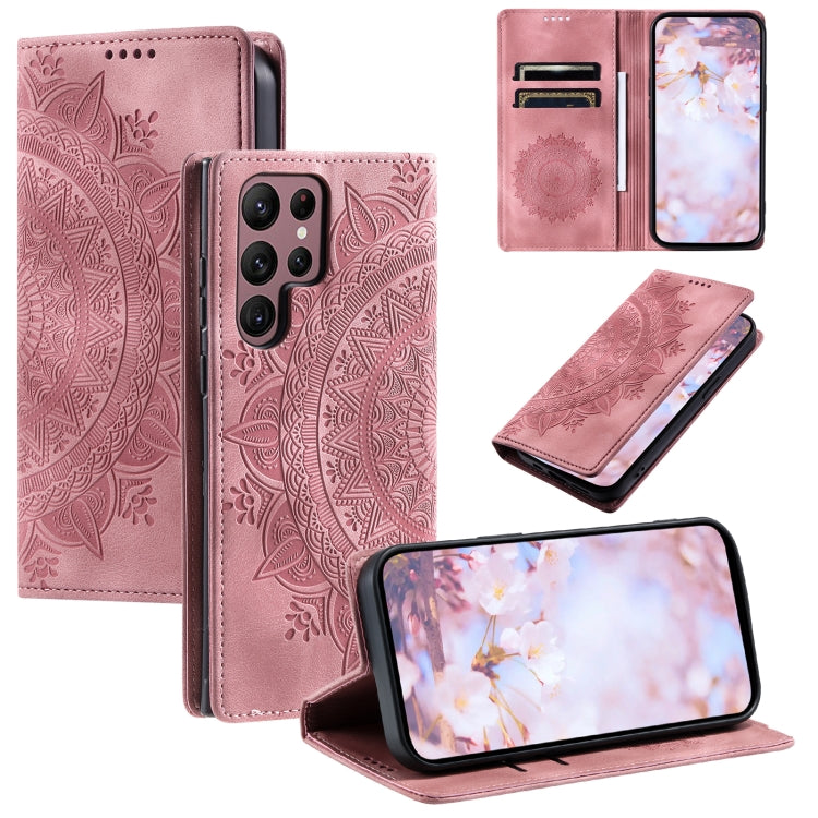 Totem Embossed Magnetic Leather Phone Case, For Samsung Galaxy S26+ 5G, For Samsung Galaxy S26 Ultra 5G, For Samsung Galaxy S26 5G, For Samsung Galaxy S25 FE 5G, For Samsung Galaxy S25 Edge 5G, For Samsung Galaxy S25 5G, For Samsung Galaxy S25+ 5G     ...