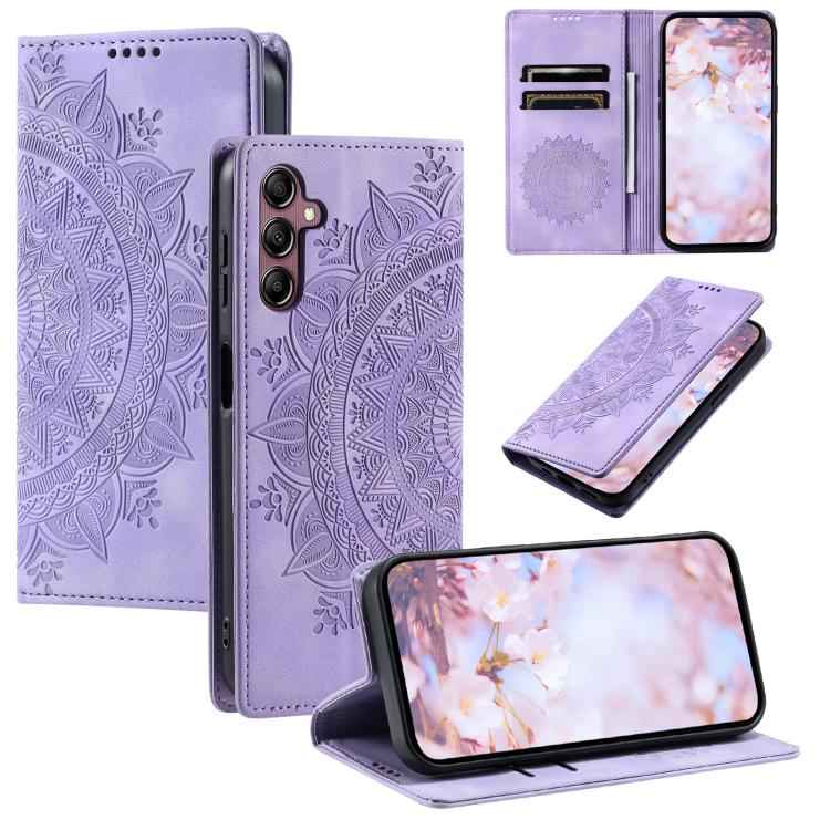 Totem Embossed Magnetic Leather Phone Case, For Samsung Galaxy S26+ 5G, For Samsung Galaxy S26 Ultra 5G, For Samsung Galaxy S26 5G, For Samsung Galaxy S25 FE 5G, For Samsung Galaxy S25 Edge 5G, For Samsung Galaxy S25 5G, For Samsung Galaxy S25+ 5G     ...