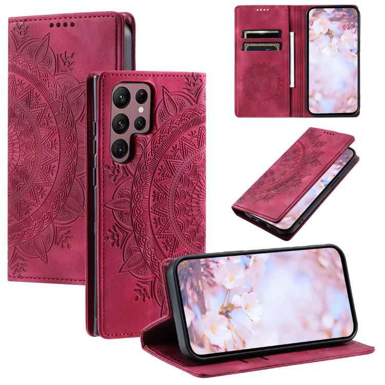 Totem Embossed Magnetic Leather Phone Case, For Samsung Galaxy S26+ 5G, For Samsung Galaxy S26 Ultra 5G, For Samsung Galaxy S26 5G, For Samsung Galaxy S25 FE 5G, For Samsung Galaxy S25 Edge 5G, For Samsung Galaxy S25 5G, For Samsung Galaxy S25+ 5G     ...