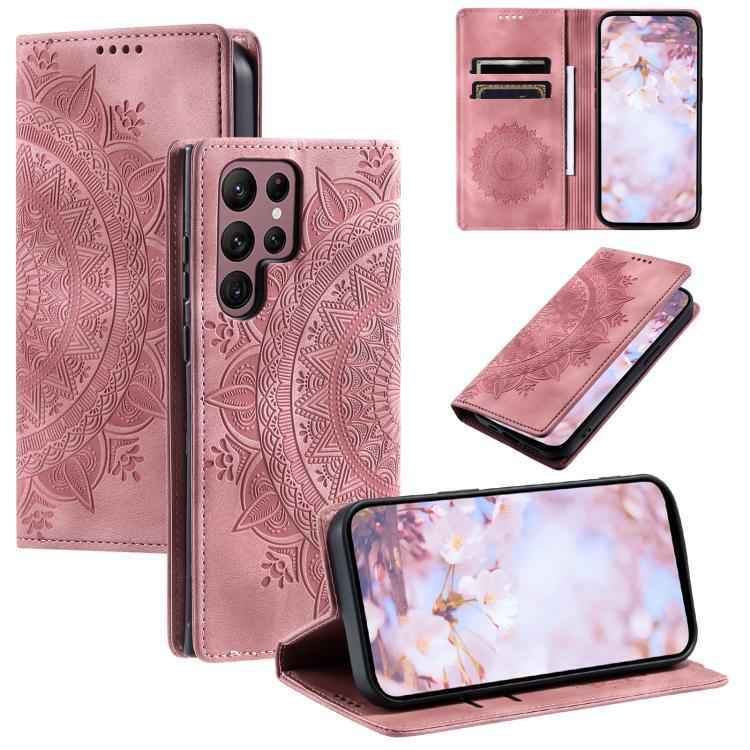 Totem Embossed Magnetic Leather Phone Case, For Samsung Galaxy S26+ 5G, For Samsung Galaxy S26 Ultra 5G, For Samsung Galaxy S26 5G, For Samsung Galaxy S25 FE 5G, For Samsung Galaxy S25 Edge 5G, For Samsung Galaxy S25 5G, For Samsung Galaxy S25+ 5G     ...
