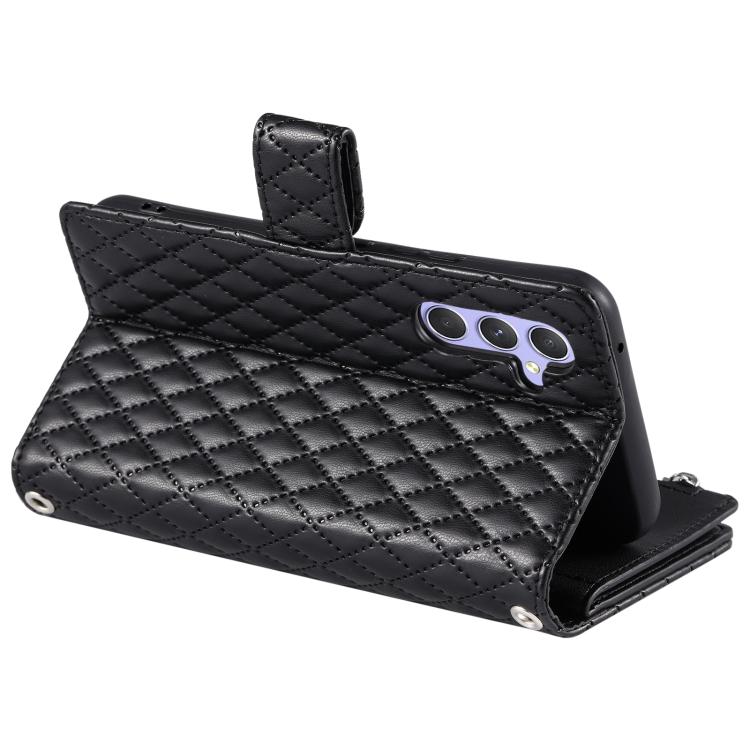 Glitter Lattice Zipper Wallet Leather Phone Case, For Samsung Galaxy S26+ 5G, For Samsung Galaxy S26 Ultra 5G, For Samsung Galaxy S26 5G, For Samsung Galaxy S25 FE 5G, For Samsung Galaxy S25 Edge 5G, For Samsung Galaxy S25 5G, For Samsung Galaxy S25+ 5...
