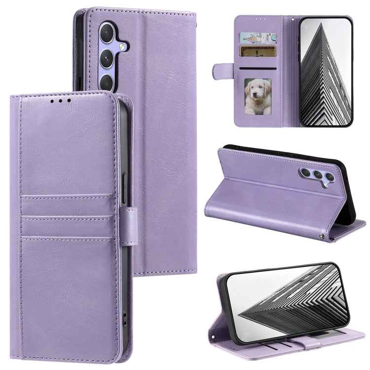 Simple 6-Card Wallet Leather Phone Case, For Samsung Galaxy S26+ 5G, For Samsung Galaxy S25 FE 5G, For Samsung Galaxy S25 5G, For Samsung Galaxy S25+ 5G, For Samsung Galaxy S25 Ultra 5G