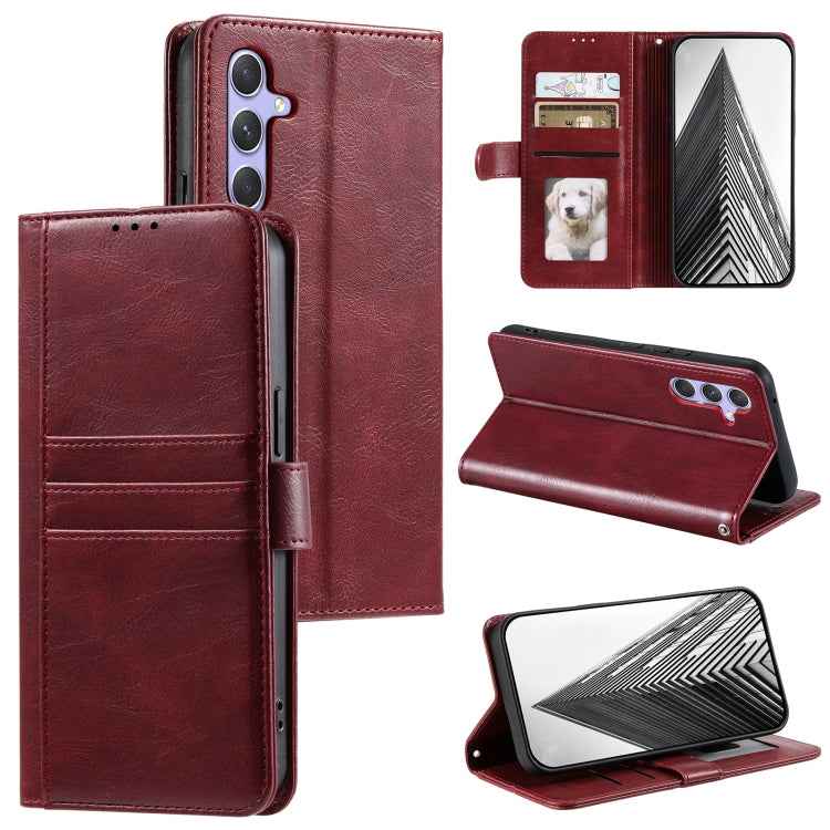 Simple 6-Card Wallet Leather Phone Case, For Samsung Galaxy S26+ 5G, For Samsung Galaxy S25 FE 5G, For Samsung Galaxy S25 5G, For Samsung Galaxy S25+ 5G, For Samsung Galaxy S25 Ultra 5G