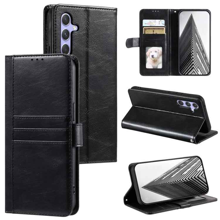 Simple 6-Card Wallet Leather Phone Case, For Samsung Galaxy S26+ 5G, For Samsung Galaxy S25 FE 5G, For Samsung Galaxy S25 5G, For Samsung Galaxy S25+ 5G, For Samsung Galaxy S25 Ultra 5G