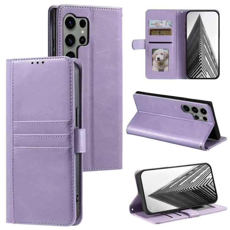 Simple 6-Card Wallet Leather Phone Case, For Samsung Galaxy S26+ 5G, For Samsung Galaxy S25 FE 5G, For Samsung Galaxy S25 5G, For Samsung Galaxy S25+ 5G, For Samsung Galaxy S25 Ultra 5G