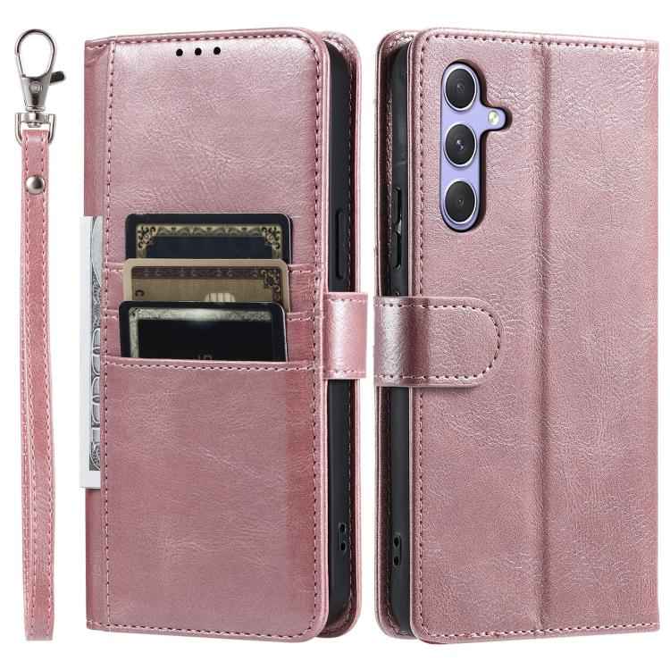 Simple 6-Card Wallet Leather Phone Case, For Samsung Galaxy S26+ 5G, For Samsung Galaxy S25 FE 5G, For Samsung Galaxy S25 5G, For Samsung Galaxy S25+ 5G, For Samsung Galaxy S25 Ultra 5G