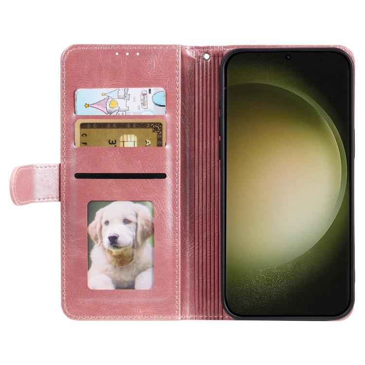 Simple 6-Card Wallet Leather Phone Case, For Samsung Galaxy S26+ 5G, For Samsung Galaxy S25 FE 5G, For Samsung Galaxy S25 5G, For Samsung Galaxy S25+ 5G, For Samsung Galaxy S25 Ultra 5G