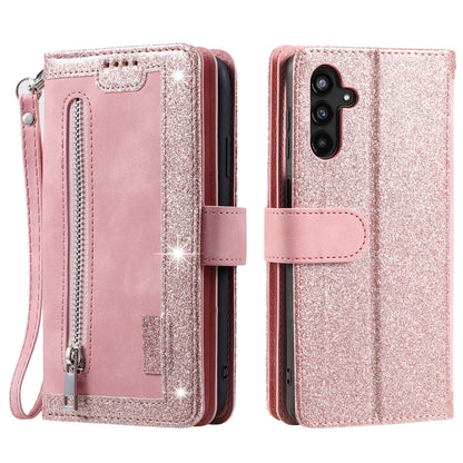 Nine Card Zipper Bag Leather Phone Case with Lanyard, For Samsung Galaxy S26+ 5G, For Samsung Galaxy S26 Ultra 5G, For Samsung Galaxy S26 5G, For Samsung Galaxy S25 FE 5G, For Samsung Galaxy S25 5G, For Samsung Galaxy S25+ 5G                           ...