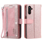 Nine Card Zipper Bag Leather Phone Case with Lanyard, For Samsung Galaxy S26+ 5G, For Samsung Galaxy S26 Ultra 5G, For Samsung Galaxy S26 5G, For Samsung Galaxy S25 FE 5G, For Samsung Galaxy S25 5G, For Samsung Galaxy S25+ 5G                           ...