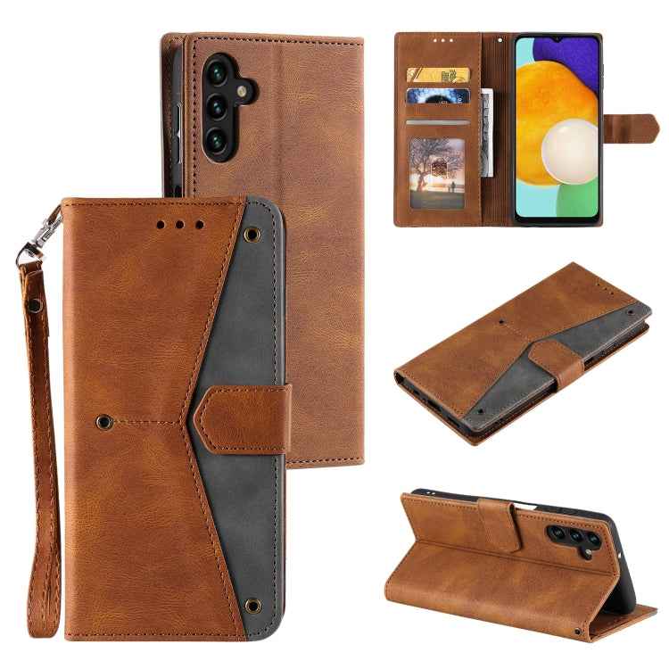Nail Skin Feel Stitching Calf Texture Leather Phone Case, For Samsung Galaxy S26+ 5G, For Samsung Galaxy S26 Ultra 5G, For Samsung Galaxy S26 5G, For Samsung Galaxy S25 FE 5G, For Samsung Galaxy S25 5G, For Samsung Galaxy S25+ 5G