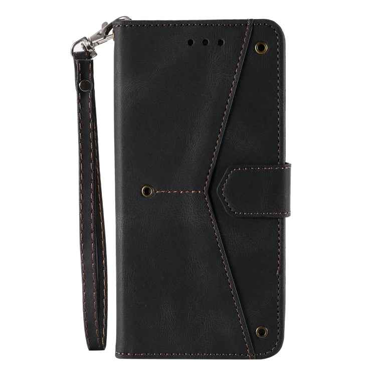 Nail Skin Feel Stitching Calf Texture Leather Phone Case, For Samsung Galaxy S25 Ultra 5G