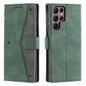 Nail Skin Feel Stitching Calf Texture Leather Phone Case, For Samsung Galaxy S25 Ultra 5G