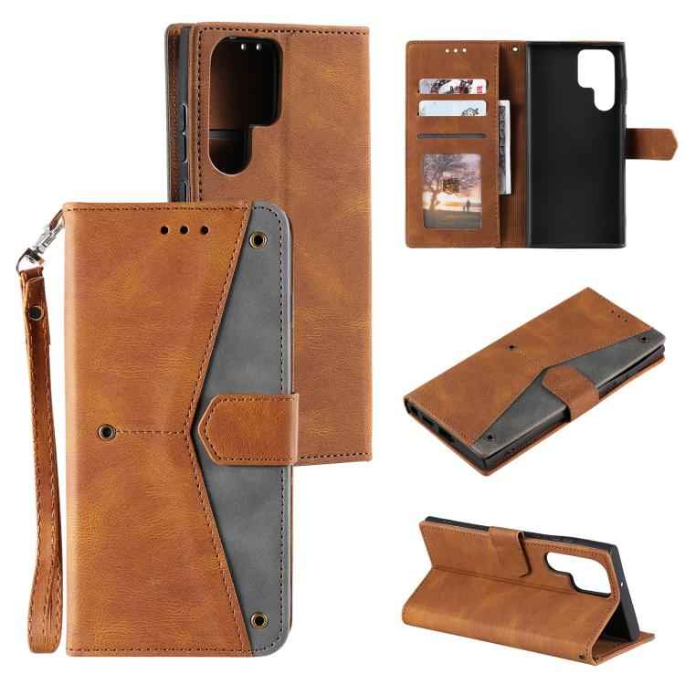 Nail Skin Feel Stitching Calf Texture Leather Phone Case, For Samsung Galaxy S26+ 5G, For Samsung Galaxy S26 Ultra 5G, For Samsung Galaxy S26 5G, For Samsung Galaxy S25 FE 5G, For Samsung Galaxy S25 5G, For Samsung Galaxy S25+ 5G