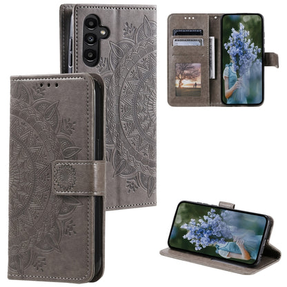 Totem Flower Embossed Leather Phone Case with Lanyard, For Samsung Galaxy S26+ 5G, For Samsung Galaxy S26 Ultra 5G, For Samsung Galaxy S26 5G, For Samsung Galaxy S25 FE 5G, For Samsung Galaxy S25 Edge 5G, For Samsung Galaxy S25 5G