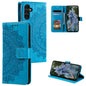 Totem Flower Embossed Leather Phone Case with Lanyard, For Samsung Galaxy S25+ 5G, For Samsung Galaxy S25 Ultra 5G