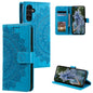 Totem Flower Embossed Leather Phone Case with Lanyard, For Samsung Galaxy S26+ 5G, For Samsung Galaxy S26 Ultra 5G, For Samsung Galaxy S26 5G, For Samsung Galaxy S25 FE 5G, For Samsung Galaxy S25 Edge 5G, For Samsung Galaxy S25 5G