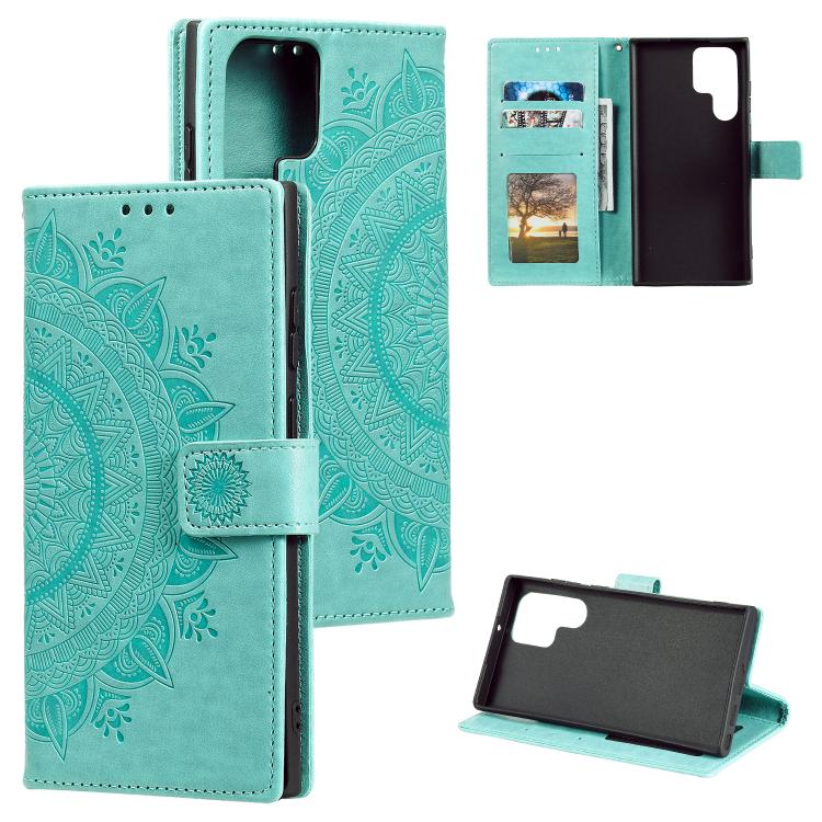 Totem Flower Embossed Leather Phone Case with Lanyard, For Samsung Galaxy S26+ 5G, For Samsung Galaxy S26 Ultra 5G, For Samsung Galaxy S26 5G, For Samsung Galaxy S25 FE 5G, For Samsung Galaxy S25 Edge 5G, For Samsung Galaxy S25 5G