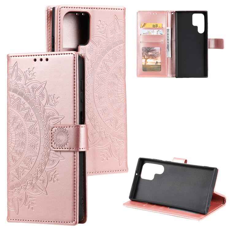 Totem Flower Embossed Leather Phone Case with Lanyard, For Samsung Galaxy S26+ 5G, For Samsung Galaxy S26 Ultra 5G, For Samsung Galaxy S26 5G, For Samsung Galaxy S25 FE 5G, For Samsung Galaxy S25 Edge 5G, For Samsung Galaxy S25 5G