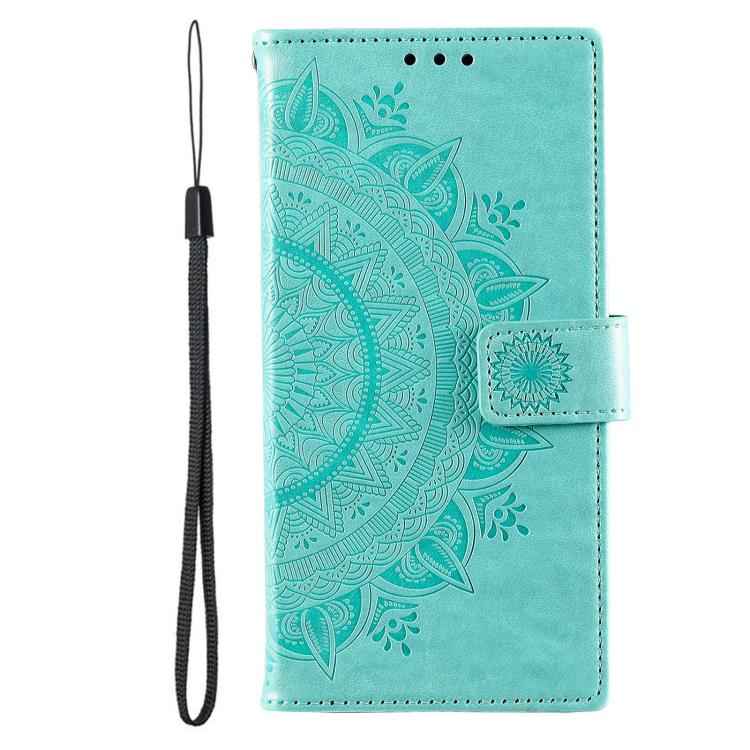 Totem Flower Embossed Leather Phone Case with Lanyard, For Samsung Galaxy S26+ 5G, For Samsung Galaxy S26 Ultra 5G, For Samsung Galaxy S26 5G, For Samsung Galaxy S25 FE 5G, For Samsung Galaxy S25 Edge 5G, For Samsung Galaxy S25 5G