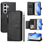Multi-Card Slots Zipper Wallet Leather Phone Case, For Galaxy S25 Ultra 5G, For Galaxy S24 FE 5G, For Galaxy S24 Ultra 5G, For Galaxy S24+ 5G, For Galaxy S24 5G, For Galaxy S23 FE 5G, For Galaxy S23 Ultra 5G, For Galaxy S23+ 5G