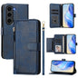 Multi-Card Slots Zipper Wallet Leather Phone Case, For Galaxy S25 Ultra 5G, For Galaxy S24 FE 5G, For Galaxy S24 Ultra 5G, For Galaxy S24+ 5G, For Galaxy S24 5G, For Galaxy S23 FE 5G, For Galaxy S23 Ultra 5G, For Galaxy S23+ 5G