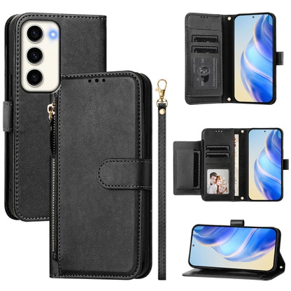 Multi-Card Slots Zipper Wallet Leather Phone Case, For Galaxy S23 5G, For Galaxy S22 Ultra 5G, For Galaxy S22+ 5G, For Galaxy S22 5G, For Galaxy S21 FE 5G, For Galaxy S21 5G, For Galaxy S21+ 5G, For Galaxy S21 Ultra 5G