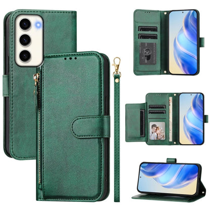 Multi-Card Slots Zipper Wallet Leather Phone Case, For Galaxy S23 5G, For Galaxy S22 Ultra 5G, For Galaxy S22+ 5G, For Galaxy S22 5G, For Galaxy S21 FE 5G, For Galaxy S21 5G, For Galaxy S21+ 5G, For Galaxy S21 Ultra 5G