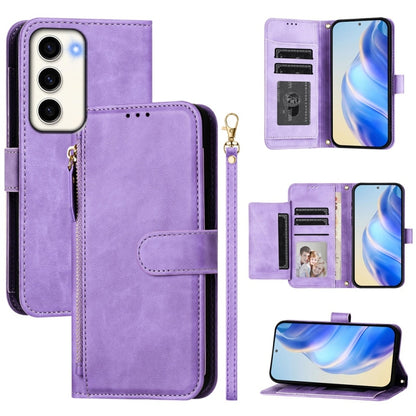 Multi-Card Slots Zipper Wallet Leather Phone Case, For Galaxy S23 5G, For Galaxy S22 Ultra 5G, For Galaxy S22+ 5G, For Galaxy S22 5G, For Galaxy S21 FE 5G, For Galaxy S21 5G, For Galaxy S21+ 5G, For Galaxy S21 Ultra 5G