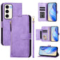 Multi-Card Slots Zipper Wallet Leather Phone Case, For Galaxy S23 5G, For Galaxy S22 Ultra 5G, For Galaxy S22+ 5G, For Galaxy S22 5G, For Galaxy S21 FE 5G, For Galaxy S21 5G, For Galaxy S21+ 5G, For Galaxy S21 Ultra 5G