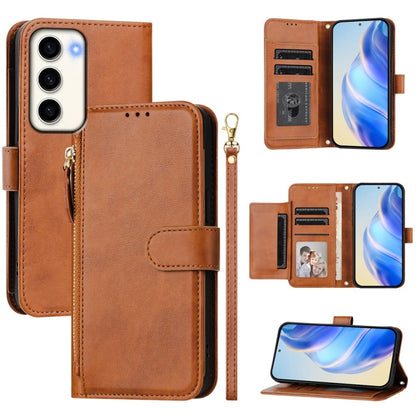 Multi-Card Slots Zipper Wallet Leather Phone Case, For Galaxy S23 5G, For Galaxy S22 Ultra 5G, For Galaxy S22+ 5G, For Galaxy S22 5G, For Galaxy S21 FE 5G, For Galaxy S21 5G, For Galaxy S21+ 5G, For Galaxy S21 Ultra 5G