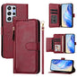 Multi-Card Slots Zipper Wallet Leather Phone Case, For Galaxy S23 5G, For Galaxy S22 Ultra 5G, For Galaxy S22+ 5G, For Galaxy S22 5G, For Galaxy S21 FE 5G, For Galaxy S21 5G, For Galaxy S21+ 5G, For Galaxy S21 Ultra 5G