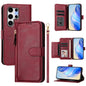 Multi-Card Slots Zipper Wallet Leather Phone Case, For Galaxy S25 Ultra 5G, For Galaxy S24 FE 5G, For Galaxy S24 Ultra 5G, For Galaxy S24+ 5G, For Galaxy S24 5G, For Galaxy S23 FE 5G, For Galaxy S23 Ultra 5G, For Galaxy S23+ 5G