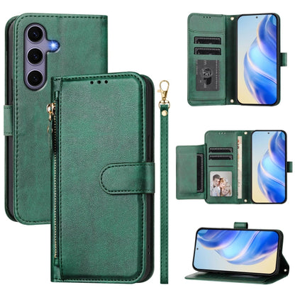 Multi-Card Slots Zipper Wallet Leather Phone Case, For Galaxy S26 FE 5G, For Galaxy S26+ 5G, For Galaxy S26 Edge 5G, For Galaxy S26 Ultra 5G, For Galaxy S26 5G, For Galaxy S25 Edge 5G, For Galaxy S25 5G, For Galaxy S25+ 5G