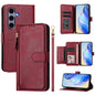 Multi-Card Slots Zipper Wallet Leather Phone Case, For Galaxy S26 FE 5G, For Galaxy S26+ 5G, For Galaxy S26 Edge 5G, For Galaxy S26 Ultra 5G, For Galaxy S26 5G, For Galaxy S25 Edge 5G, For Galaxy S25 5G, For Galaxy S25+ 5G
